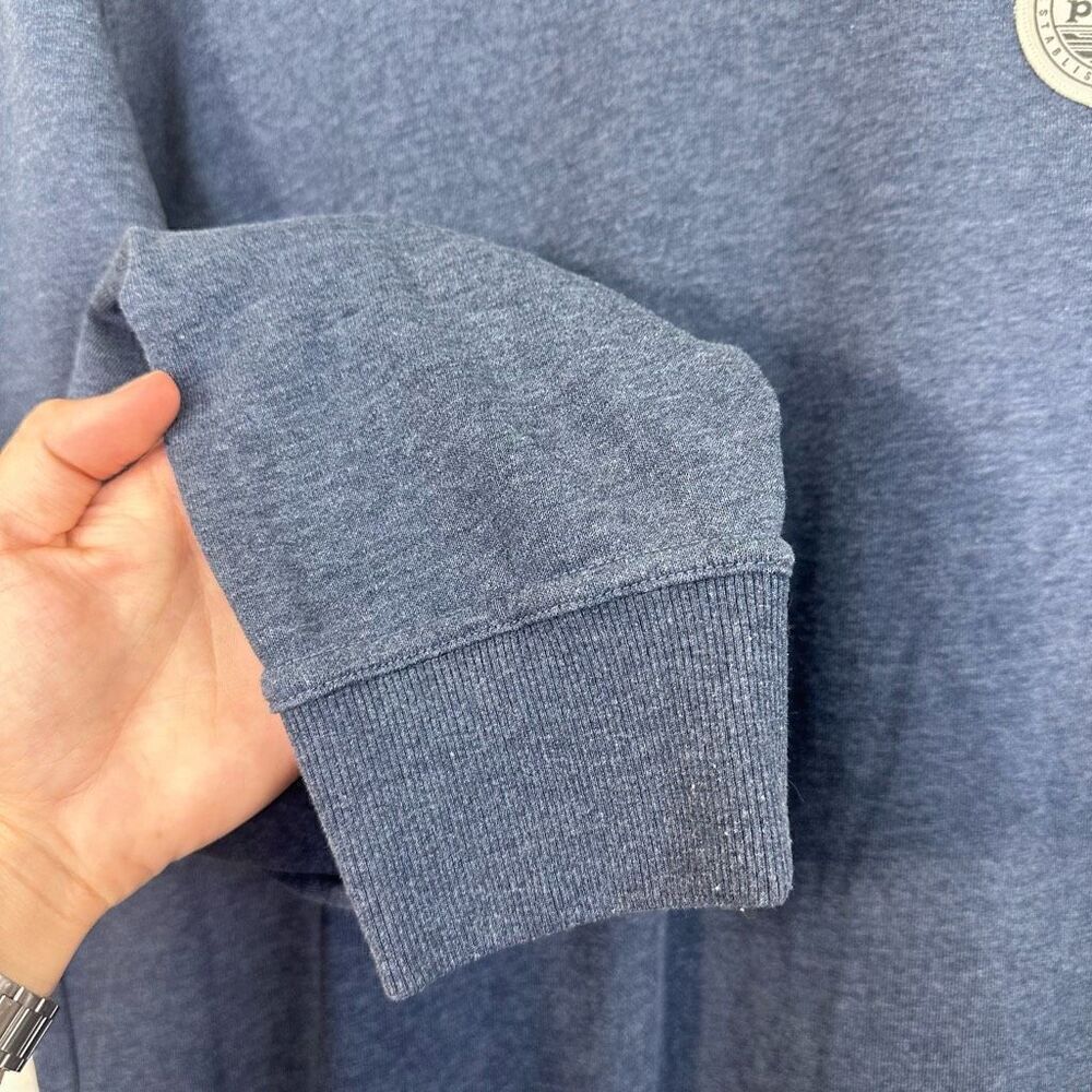 PrAna Patch Pullover Crew in Prana Denim Heather Size L - Picture 7 of 12